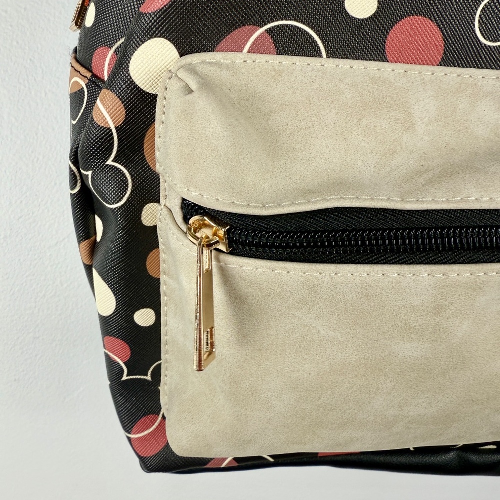 Disney Mickey Mouse NWOT Mini Backpack with Ears - multicolor, Loungefly Style. - Picture 3 of 9